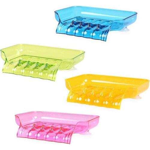 Bathroom Shower Soap Box Dish Storage Plate Tray Holder Case Soap Holder Bathroom Tray Accessories Box Shelf Wall Dishes