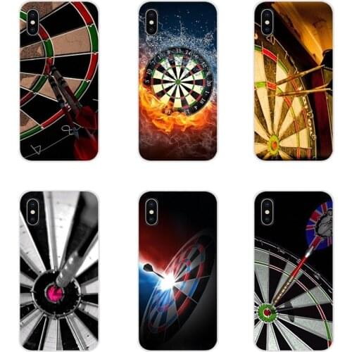 Fashion Simple Dart Game For Apple iPhone X XR XS 11Pro MAX 4S 5S 5C SE 6S 7 8 Plus ipod touch 5 6 Transparent Soft Shell Covers