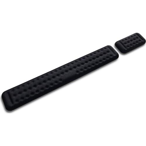 Keyboard Wrist Rest & Mouse Wrist Support Set-Memory Foam Gaming Wrist Cushion For Office, Computer, Laptop & Mac Typing - Erg