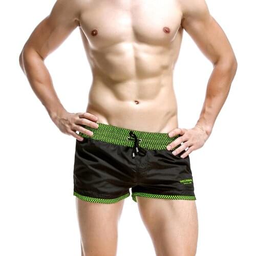 New mens swim shorts quick dry beach shorts lining liner sport summer mens board shorts surf swimwear sea shorts