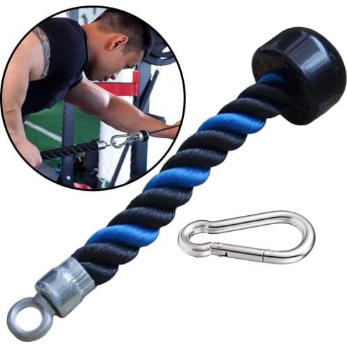 Single Handle Pulley Cable Tie for Triceps Rope Pull Down Attachment Muscle Fitness Fitness Training Equipment