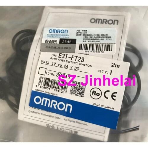 OMRON E3T-FT23 Authentic original Photoelectric switch 2M 12-24VDC