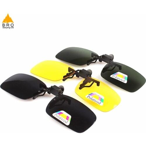 Polarized Cycling Glasses Anti-UVA Anti-UVB Clip on Sunglasses Men Women Night Vision Sun Glasses Sports Eyewear Gafas Ciclismo