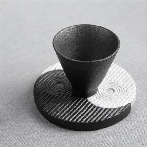 Gossip Shape Cement Concrete Silicone Mold Fondant Cake Baking Molds DIY Tea Mat Mould Home Decoration Ceramics Casting Crafts