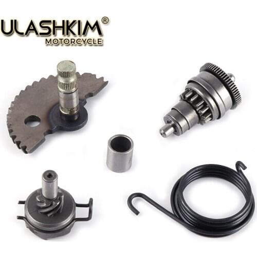 55mm Kick Starter Spring Idle Gear Shaft Set GY6 50 80 cc Scooter Engine Spare Parts 139QMB Moped 137qma 139qmb 1P37qma