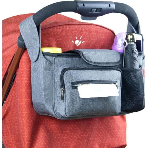 Baby Stroller Bag Prams Pushchair Hanging Bag Hook Multifunction Portable Mummy Bag Handbag Large Capacity Universal Accessories