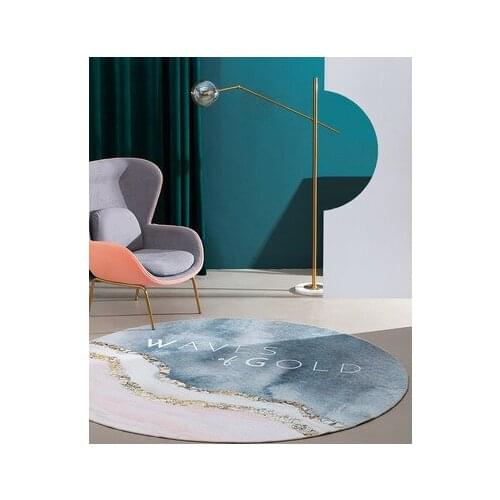 Light Luxury Modern Round Carpet Bedroom Full Bed Pad Nordic Living Room Coffee Table Blanket Cloakroom Floor Mats