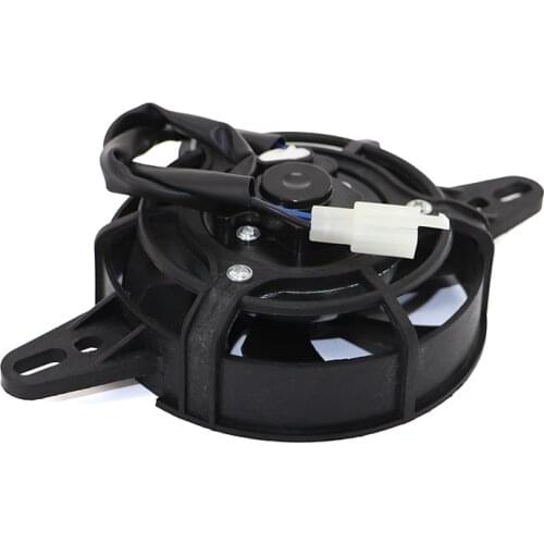 Motorcycle radiator, electric motor oil radiator fan, fits ktm 85 exc 250 honda crf 450x atv go-kart 12v 35w