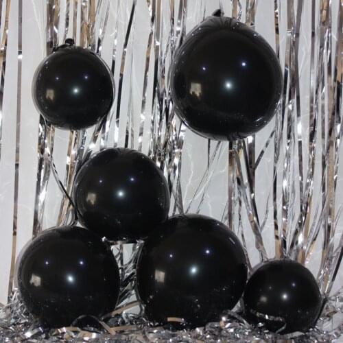 5 Inch 10 Inch 12 Inch 18 Inch 36 Inch Black White Cool Mens Birthday Balloon Decoration Party Style Balloon Layout 157