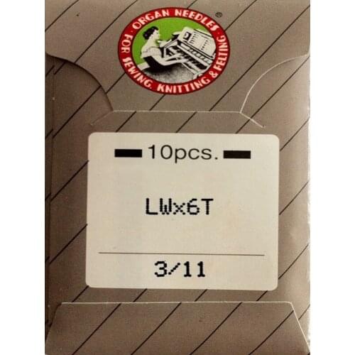 Japanese Original Organ Brand Needles LWX6T,3/11,10Pcs/Lot,For Industrial Blind Stitch Sewing Machine,Brand New,Great Quality