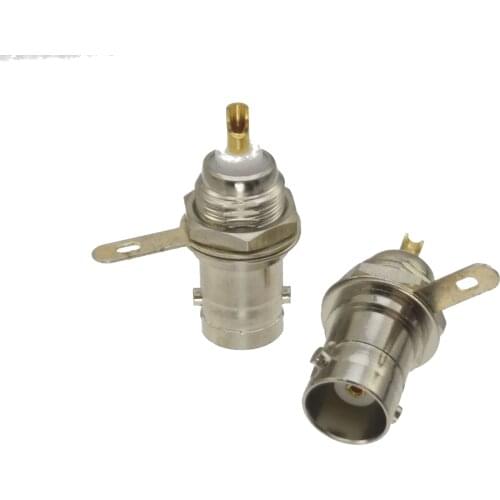 1pcs BNC female jack nut bulkhead handle deck mount solder cup RF Coaxial connector