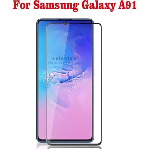 2PCS 3D Tempered Glass For Samsung Galaxy A91 Full Screen Cover Screen Protector Film For Samsung Galaxy A91