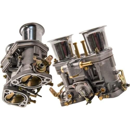 2x Carburettor Carb 48 IDF With Air Horns for Fiat for Porsche Idle 60 Dif 40