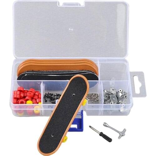 5pcs/set Mini Finger Skateboard Board Game Toy DIY Kit Party Favors Gifts