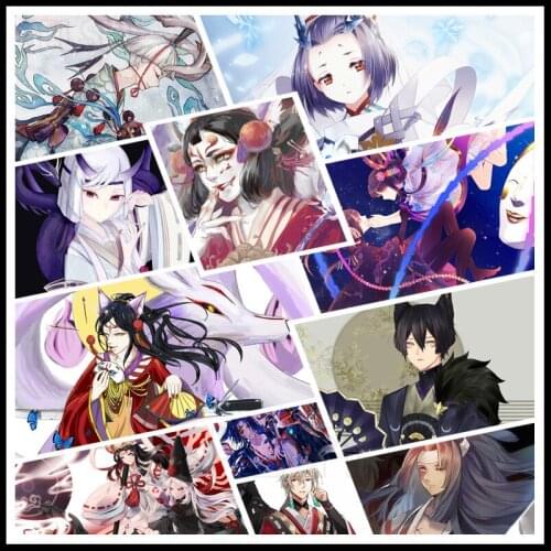 5D Diamond Painting Anime China 3D Beautiful Japanese Style Yin and Yang Mobile Game Bedroom Living Room Decoration Mural