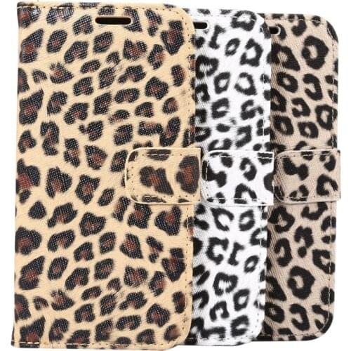 Case For Samsung Galaxy S21 S20 Ultra S7 edge S8 S9 S10 Plus S10e Note 20 note 10 Plus 8 9 Flip Leopard leather wallet Cover