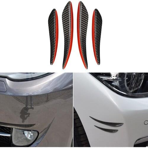 Carbon Fiber Decorate Car Front Bumper Spoiler Canard For BMW Accessory