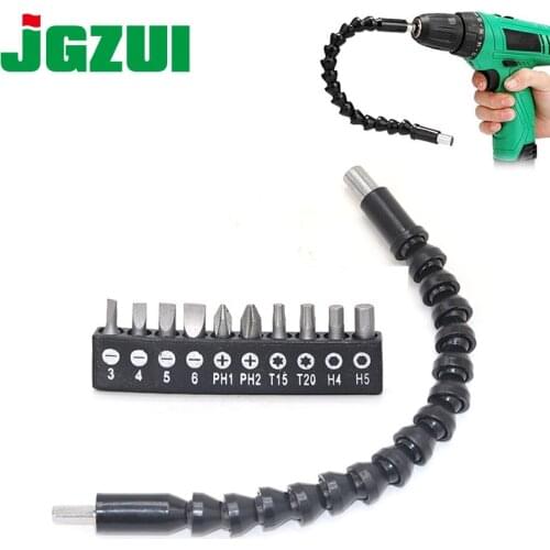 290mm Flexible Shaft Tool Electronics Drill Screwdriver Bit Holder Connect Link Multitul Hex Shank Extension Snake Bit