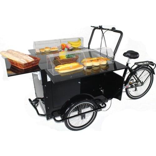 Hot Sale Street Cargo Bike Electric Adult Tricyle Food Cart Coffee By Free Shipping Pedal And Electic