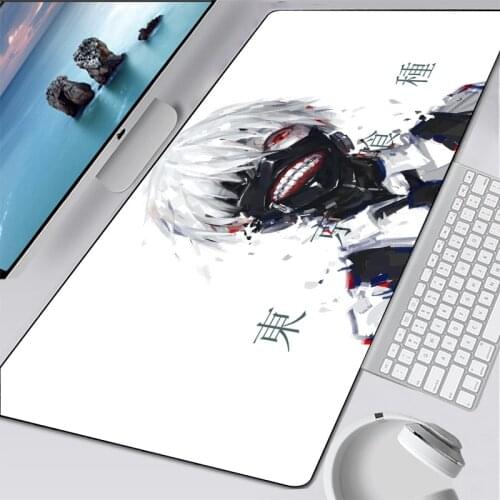 Anime tokyo ghoul Mouse Pad Large Computer Mat Carpet Gaming Mousepad durable mousepad Keyboard Non-skid mousepad manga mousepad