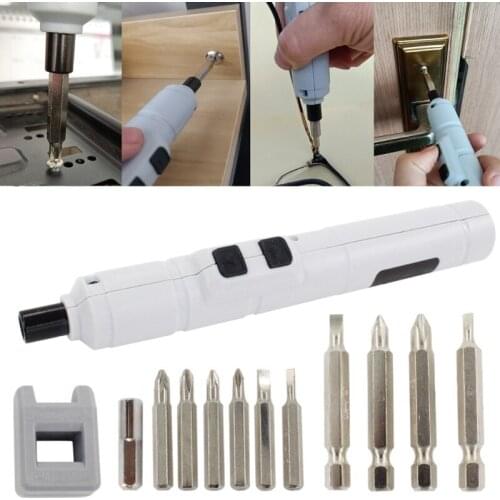 Mini Electric Screwdriver USB Charging Portable Drill Magnetic Screw Driver Set