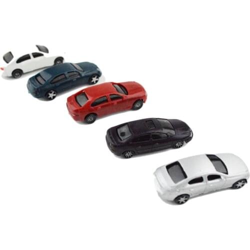 1:150 Scale Model Car Mini Childrens Toy Transport Car Vehicle Diorama Landscape Sand Table Train Building Road Layout Plastic