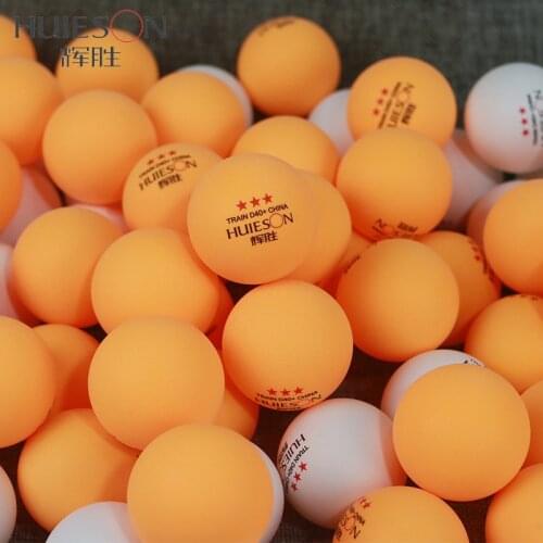 100Pcs/Pack Huieson 3 Star ABS Table Tennis Training Balls 2.8g New Material Ping Pong Balls Plastic Table Tennis Balls D40