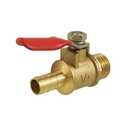 Full Port 1/4"PT 12.7mm Male Thread Pneumatic Control Ball Valve
