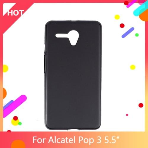 Pop 3 5.5" Case Matte Soft Silicone TPU Back Cover For Alcatel Pop 3 5.5" Phone Case Slim shockproof