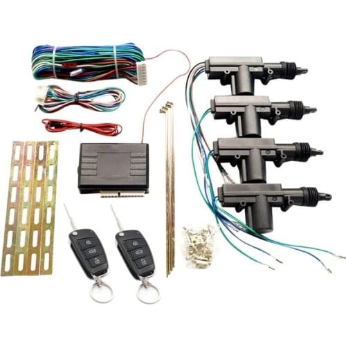 Universal Car Remote Central Locking Kit Keyless Entry System Auto Door Locking Centralized Device Anti-Theft Alarm Kit