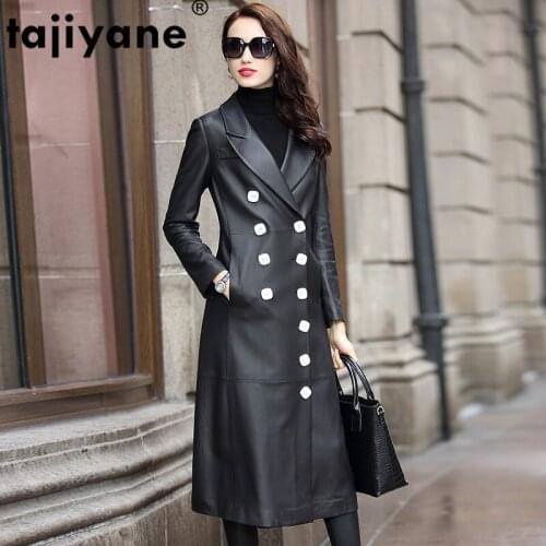 Leather Genuine Real Jacket Spring Autumn Coat Women Clothes 2021 Korean Vintage Sheepskin Coat Streetwear Women Tops ZT3655