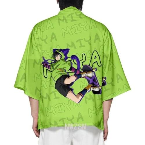 2021 Anime SK8 the Infinity Kimono Reki Miya Langa Cosplay Cloack Costume Top SK EIGHT Coat Spring Summer Tops