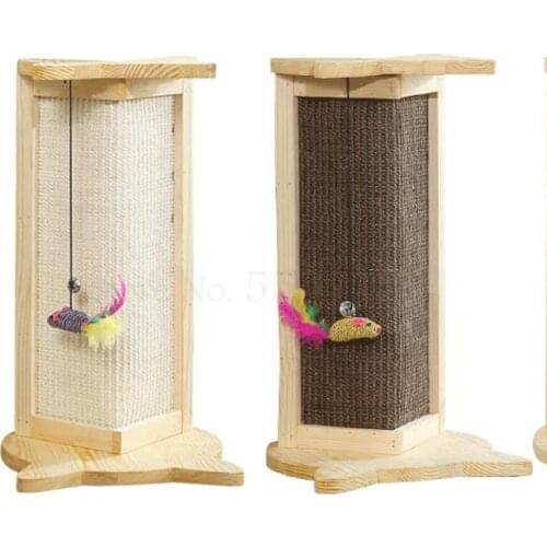 600 Le creak solid wood sisal sofa protects cats from scratching and abrasion resistant cat scratching board cat scratching