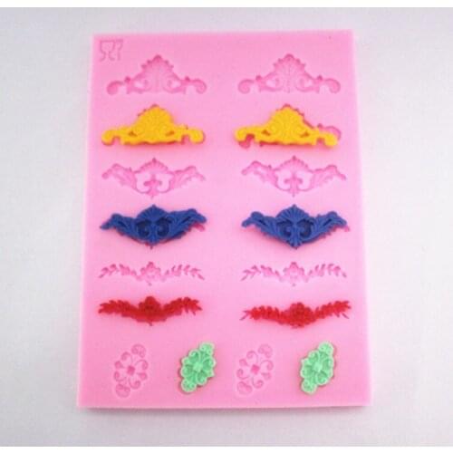 European pattern set cake molds soap chocolate mould for the kitchen baking FM222