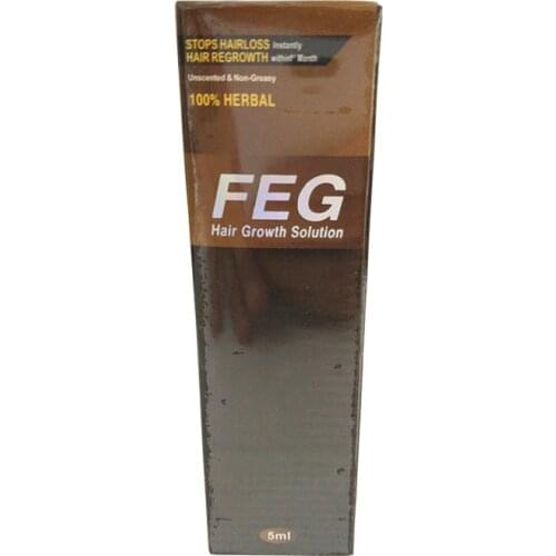 FEG Hair Growth Solution Hair Growth Preparations , Increase Hair Growth Natural Chinese Herbal Ingredients 5ml