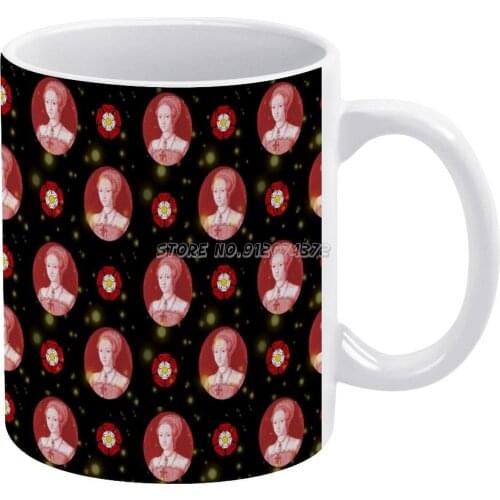 Elizabeth Coffee Mugs High Fashion Luxury Pattern Ceramic Mug Custom Cup Mugs Coffee Cups Ceramic Elizabeth Elizabeth I Queen Hi