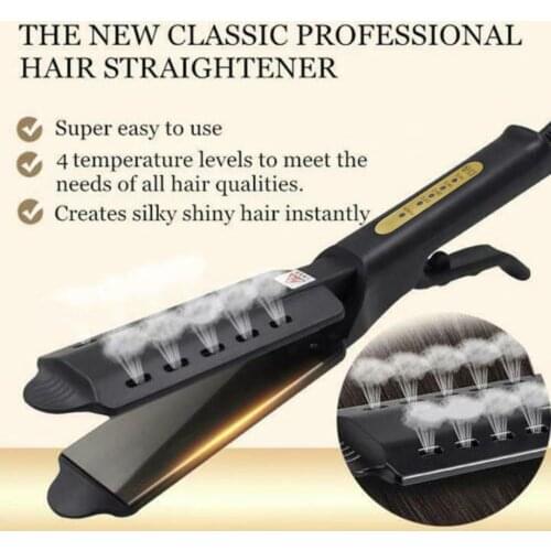 Multifunctional Hair Straightener Ceramic Tourmaline Ionic Flat Iron Hair Straightener Professional Glider Styling Accessories