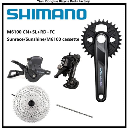 SHIMANO DEORE M6000 M6100 2 piston M6120 4 piston Hydaulic MTB Bicycle Disc Brake Front & Rear bike brake with J02A g03s j04c