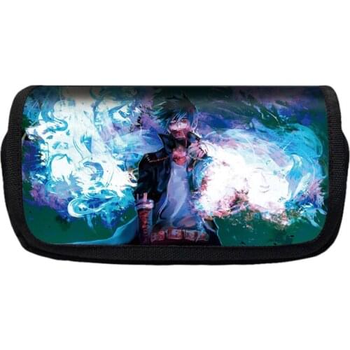 Anime Boku No Hero Academia Boys Girls Cartoon Polyester Pencil Case Bag School Pouches Children Pen Bag Kids Purse Wallet