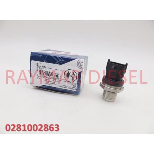GENUINE BRAND NEW COMMON RAIL SENSOR 0281002863, 0281002864, 0281002808, 87727942, 98006101, 31401-4A400