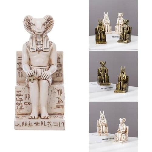 Creative Animals Ornament Retro Hand Painted Resin Desktop Figurines for Home Living Room Office Decoration Figurines Miniatures
