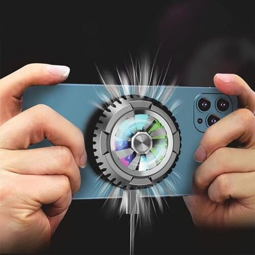 X6 USB Portable Universal Magnetic Semiconductor Mobile Phone Cooler Game Cooling Fan Radiator for iPhone Android Phone / Tablet