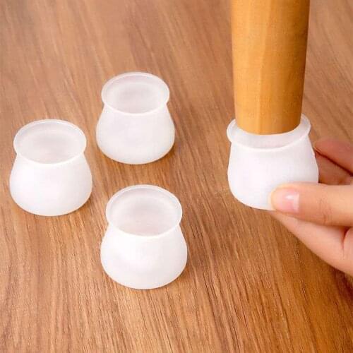 High Quality Movable Chair Leg Caps Rubber Feet Protector Table Feet Cover Floor Protector Non-slip Table Chair Mat Caps Foot