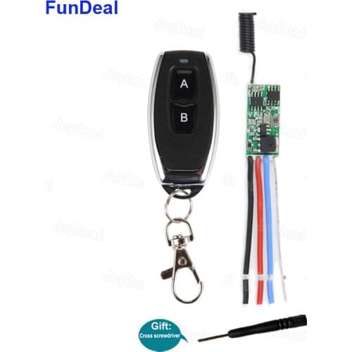 433Mhz Wireless RF Mini Small Remote Control Switch Receiver Module DC 3.6V 12V 24V and 433 MHz Micro Transmitter Remote Control