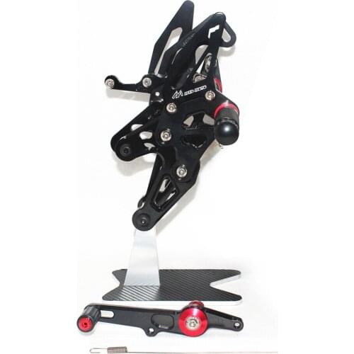 For bmw s1000rr15-18 CNC Adjustable Rearsets Foot Rest Pedal Footrests Foot Pegs Rider for BMW S1000RR 2015 2016 2017 2018