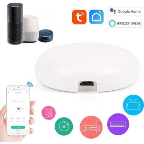 IR Remote Control Smart Wifi Universal Infrared Tuya For Smart Home Control For TV DVD AUD AC Works With Amz Alexa Google Home