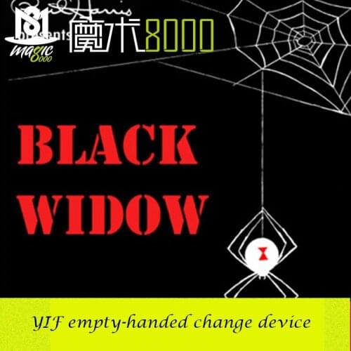 Magic 8000 YIF Empty-handed Changing Device Black Widow Magic Show Coin Disappears And Magic Props Close Up On The Street