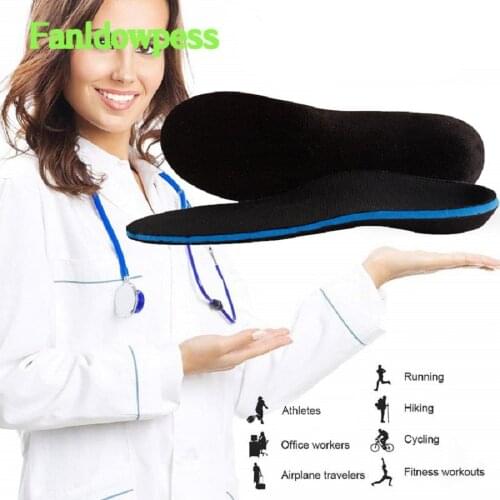 High Quality EVA Orthotic insole Men Women Arch Support Insole For Flat Feet Orthotic Memory form Insole for orthopedic Shoes