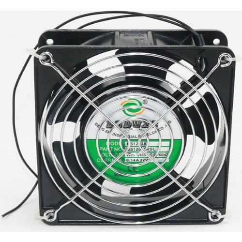12*12cm smoking exhaust fan AC 220V 22W Aluminum alloy special exhaust fan 120mm for welding soldering iron smoke