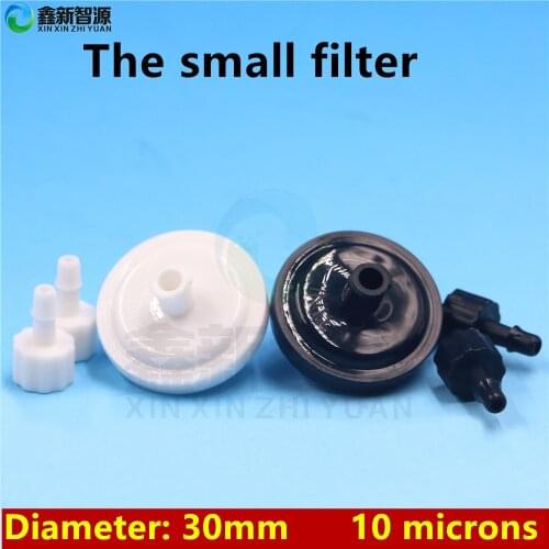10 pcs UV small ink filter diameter 30mm disc ink filter for Ricoh Gen4 Gen5 Polaris 512 Konica Print head Circular filter 10um